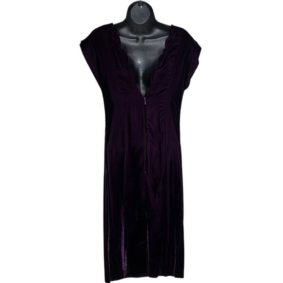 Vtg 80s Patty O’Neil Velvet Dress Womens 6 Purple Whimsigoth Witchy USA Made - Picture 4 of 16